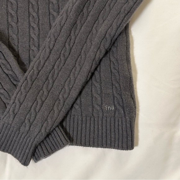 Grey 100% Wool TNA turtleneck - Picture 7 of 7